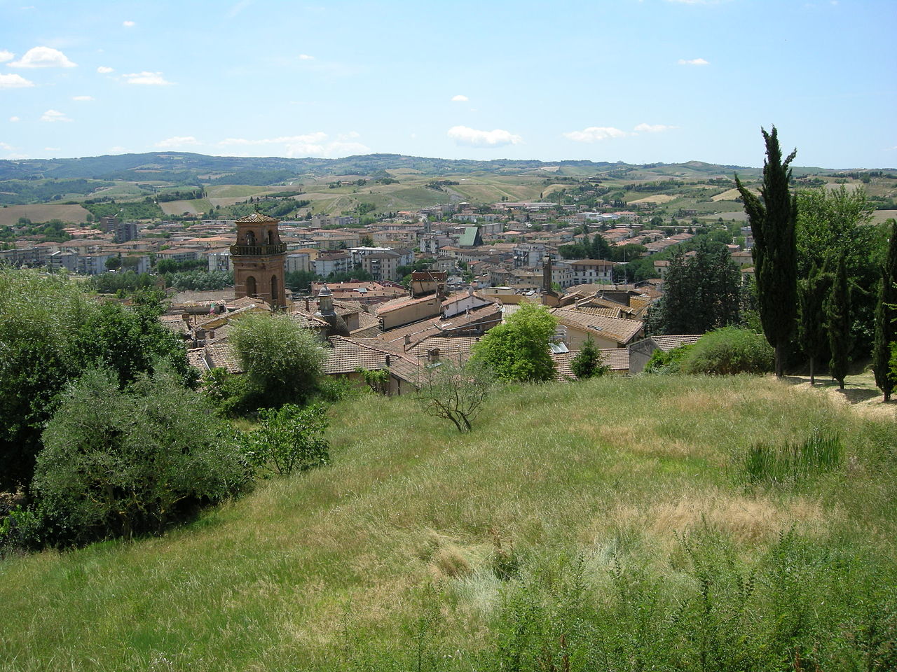 foto panorama Castelfiorentino