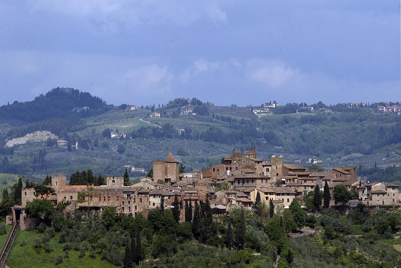 foto panorama Certaldo