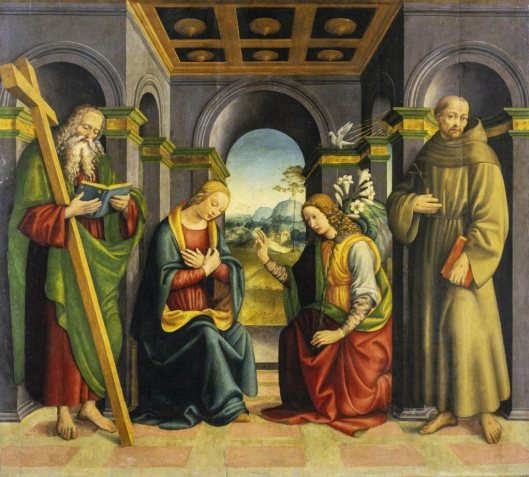 Annunciazione tra i Santi Andrea e Francesco