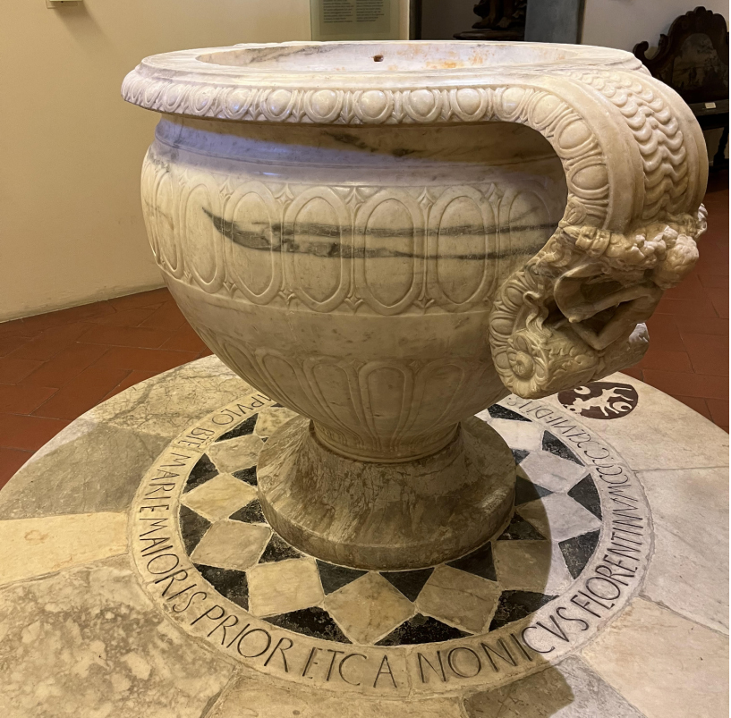Fonte Battesimale
Museo della Collegiata di Sant’ Andrea, Empoli
Bernardo Rossellino, 1409 - 1464